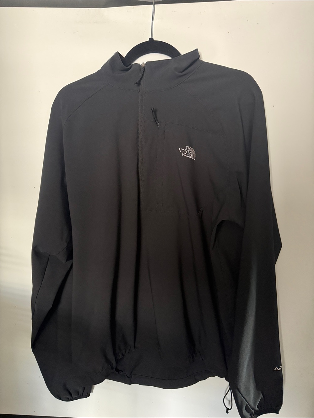 The North Face Black Lightweight Half-Zip Jacket